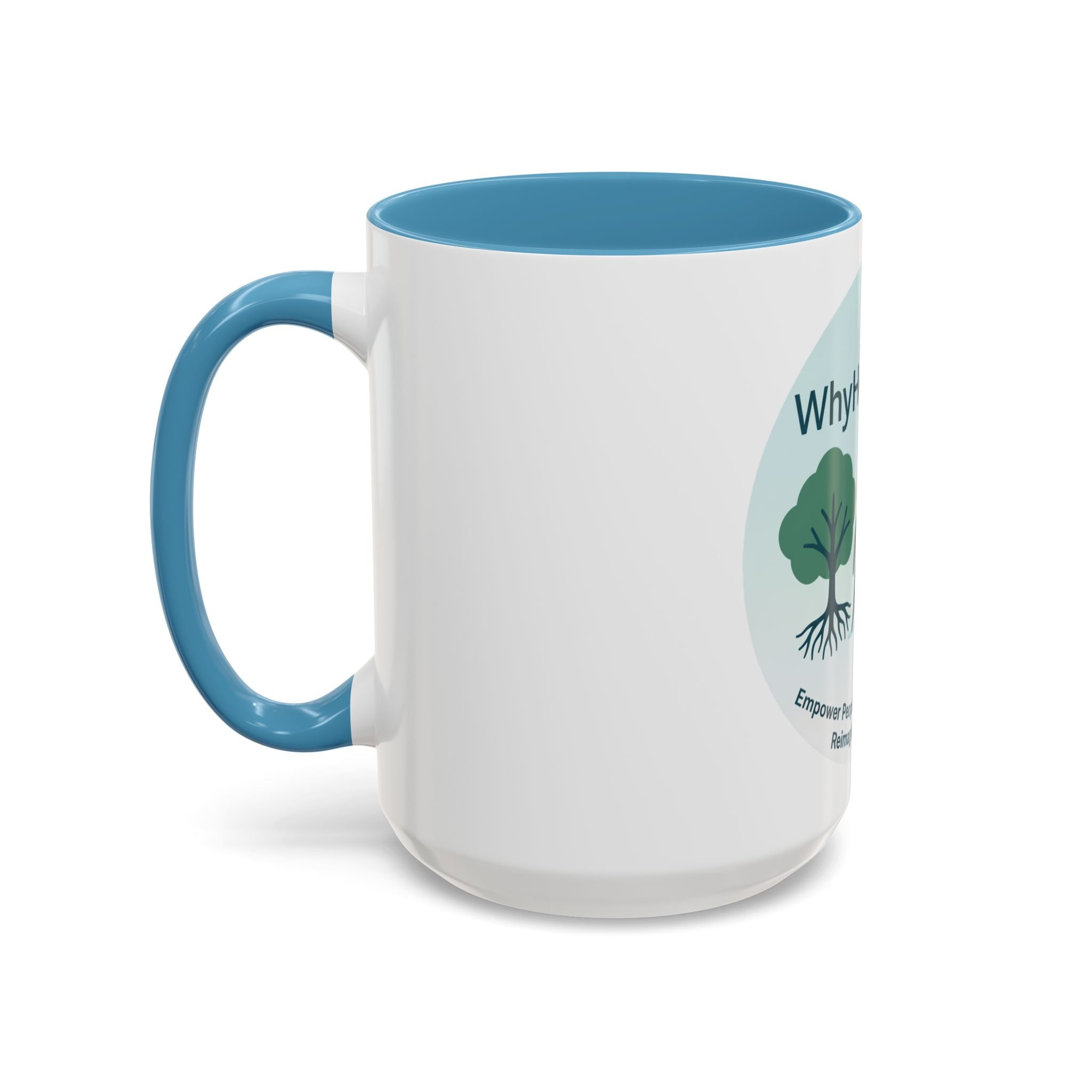 Mug - Why Health Empowerment Logo Design