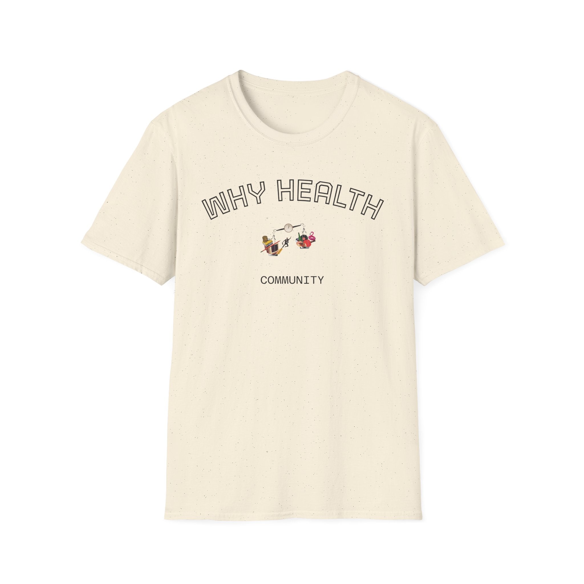 Balance Life Unisex T-Shirt with Why Health Logo