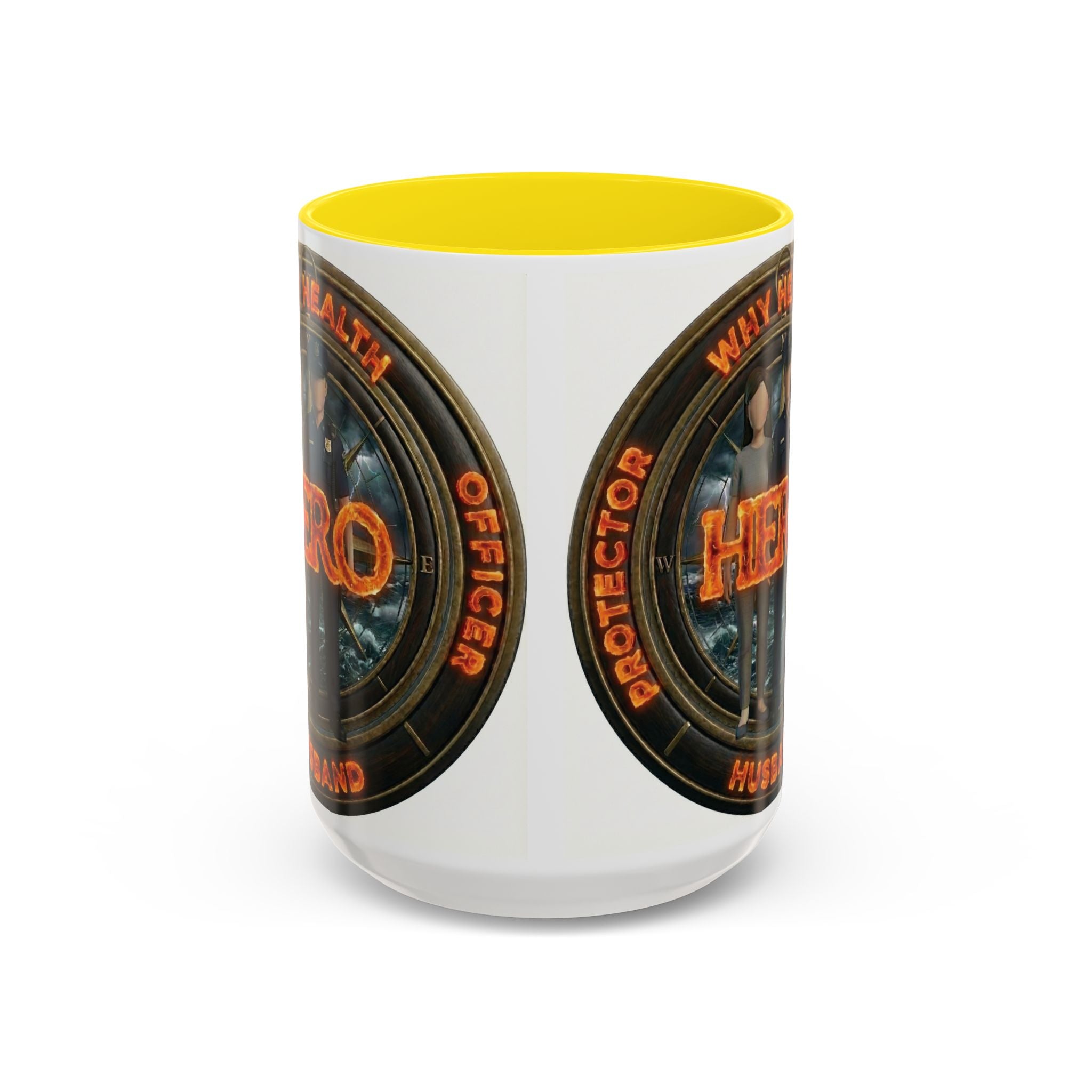 Why Health Hero Coffee Mug — Tribute to Healthcare Workers, Officers & Husbands (11/15oz)