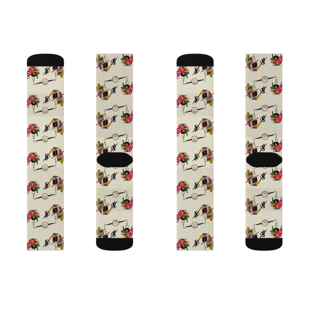Balance Man Sublimation Socks