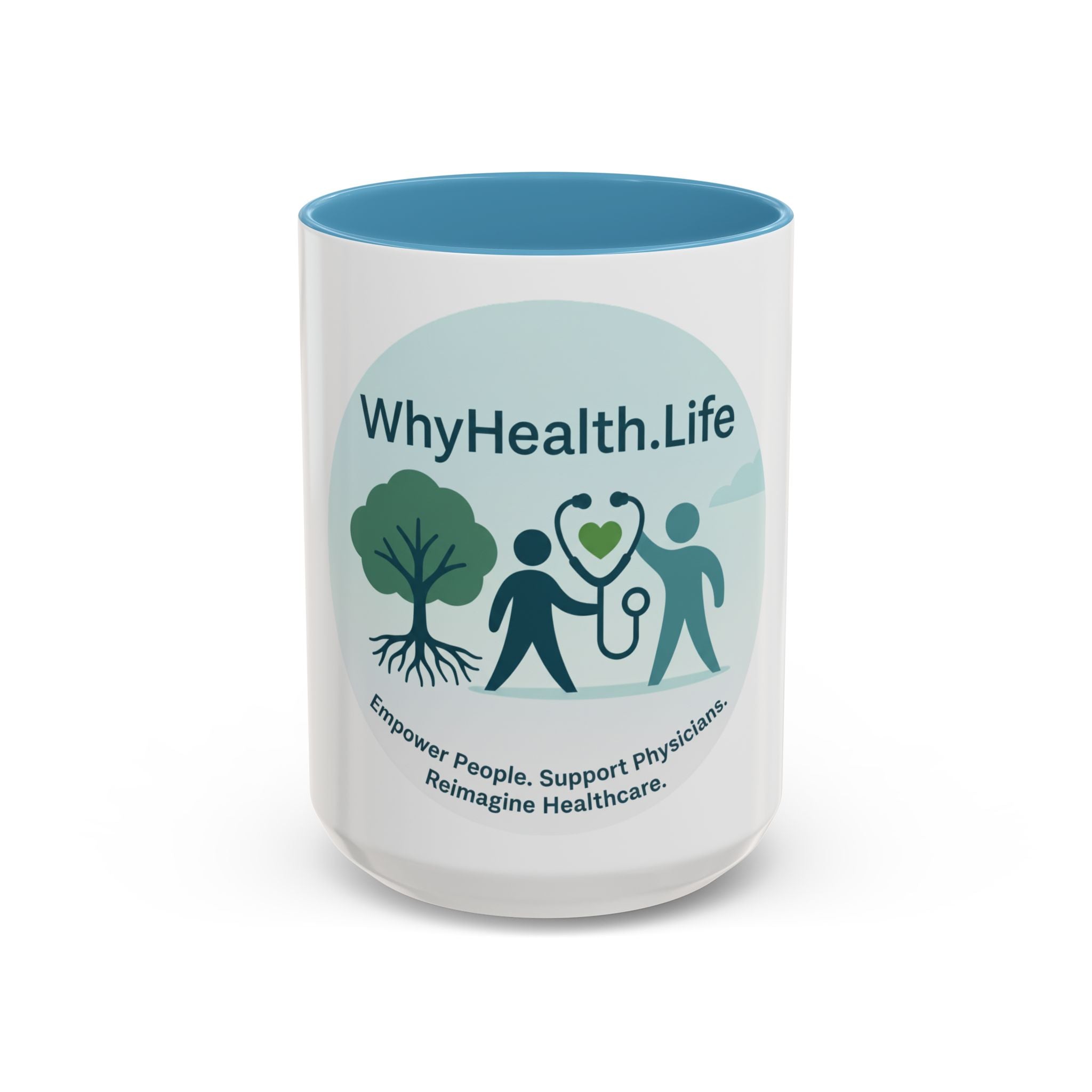 Mug - Why Health Empowerment Logo Design