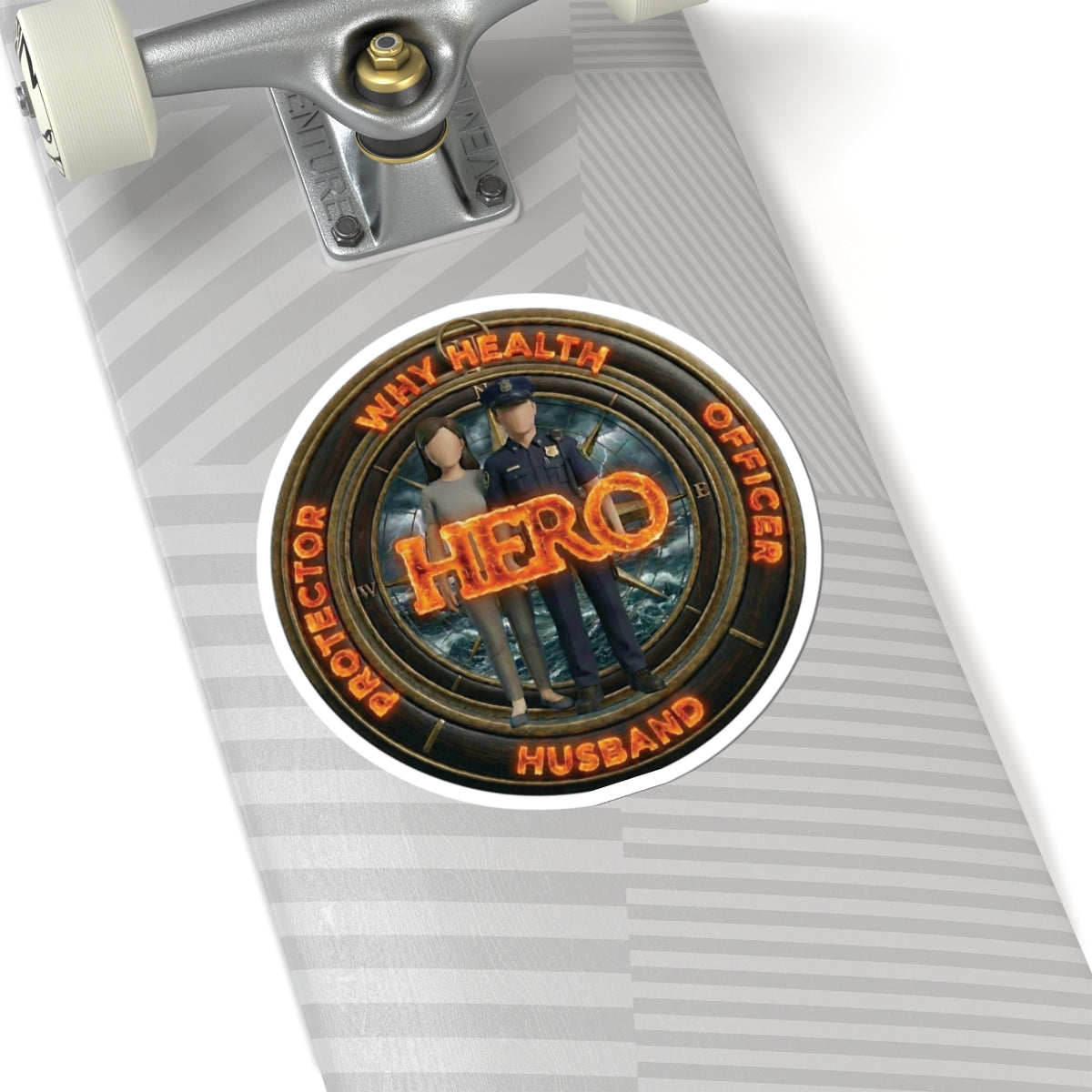 Police Protector Sticker — Tribute to Officers, Husbands & Guardians