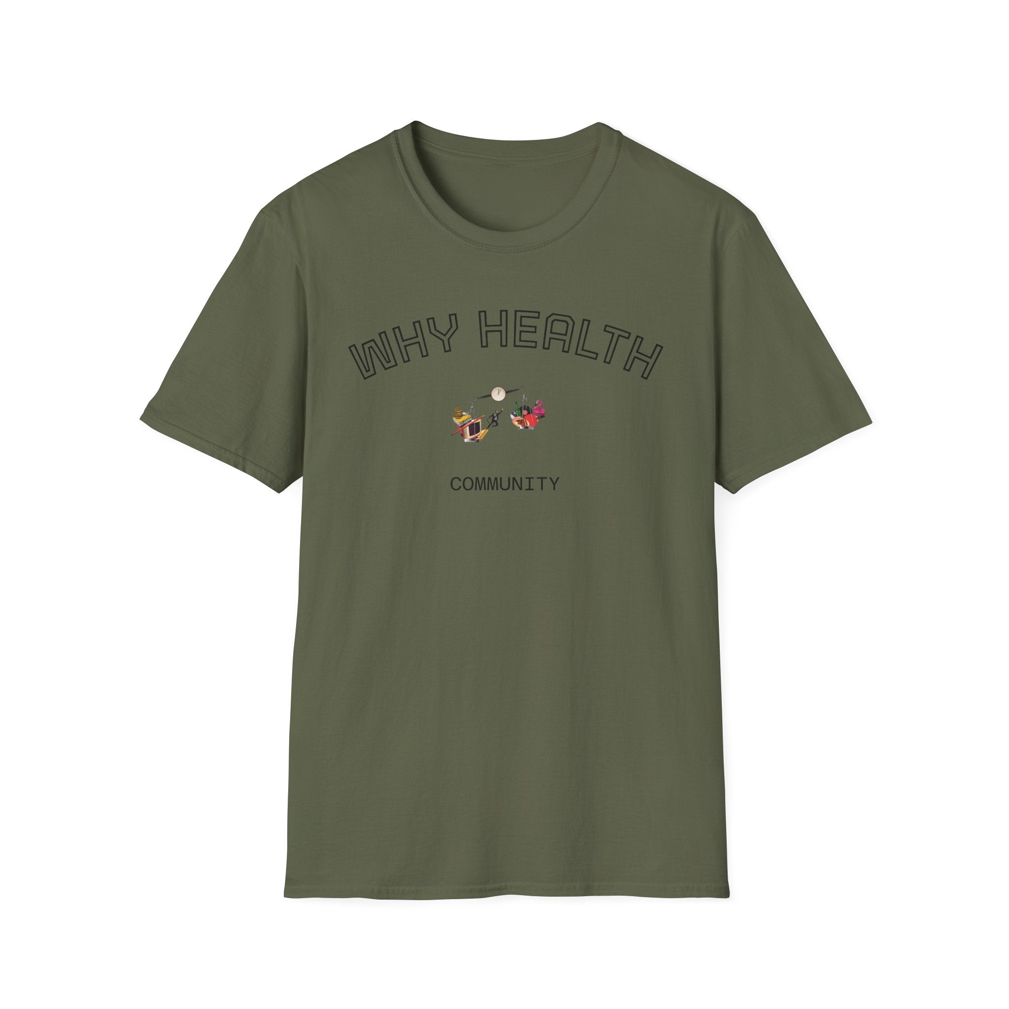 Balance Life Unisex T-Shirt with Why Health Logo