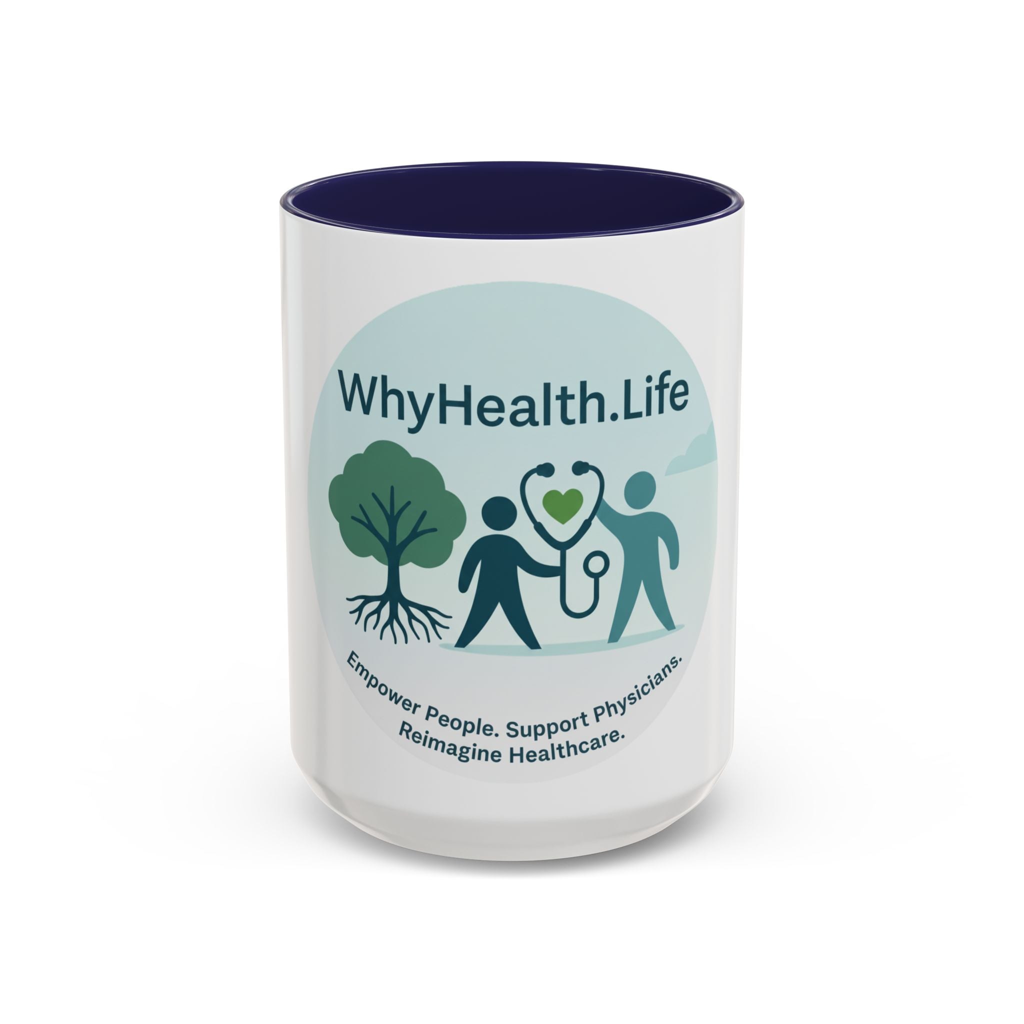 Mug - Why Health Empowerment Logo Design
