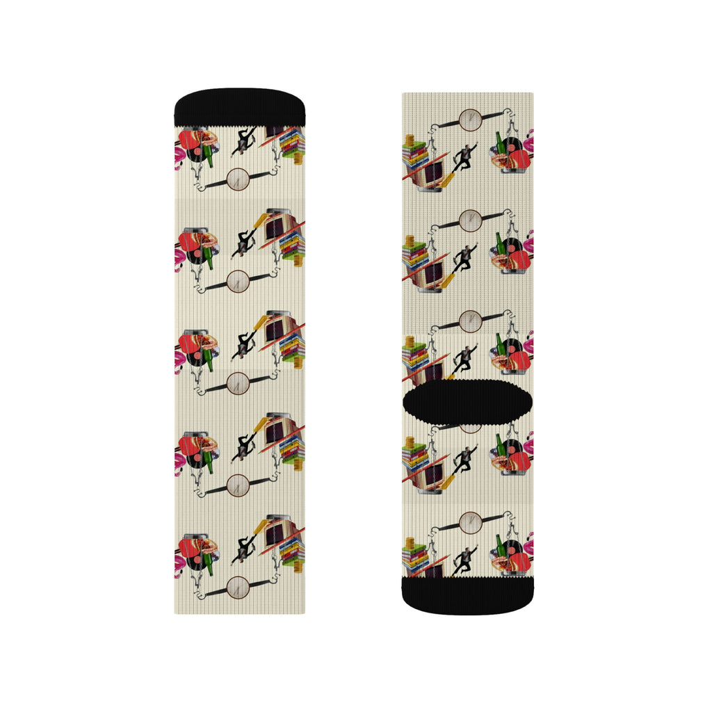 Balance Man Sublimation Socks