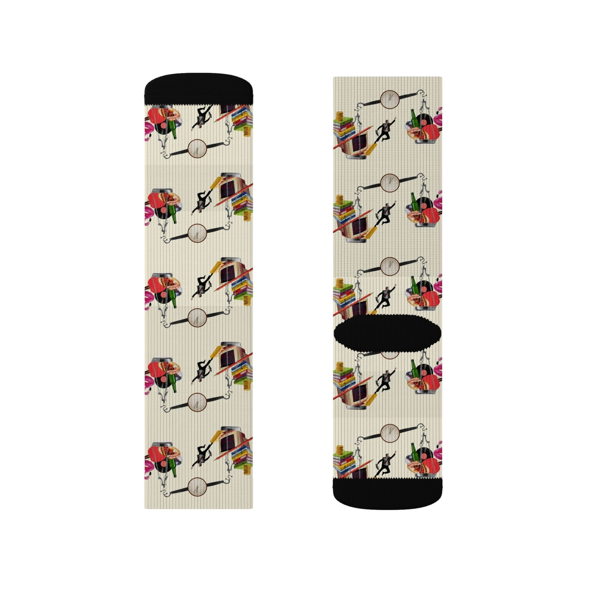 Balance Man Sublimation Socks