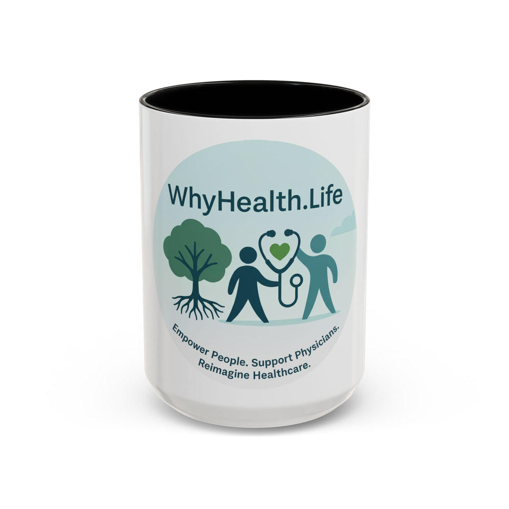 Mug - Why Health Empowerment Logo Design