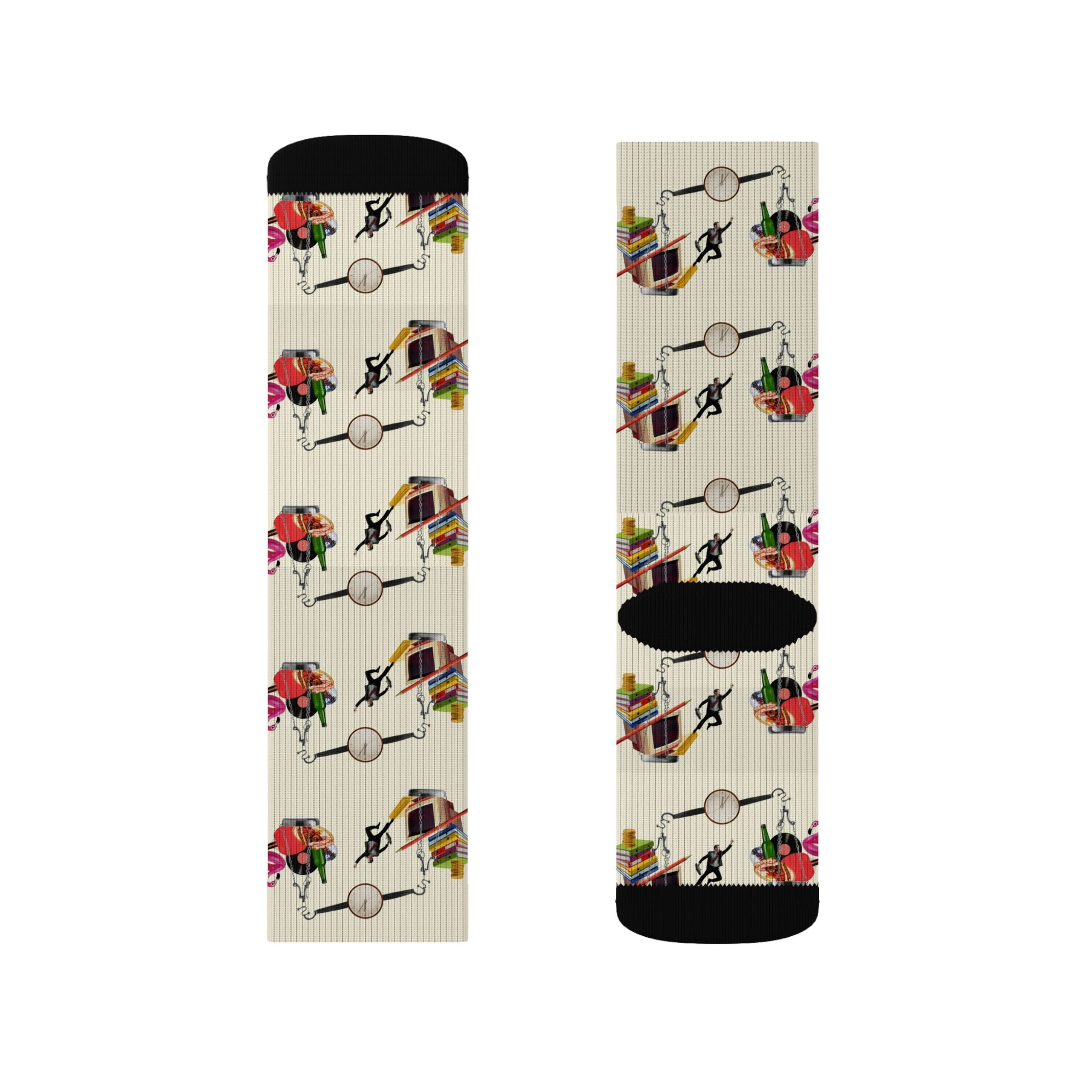 Balance Man Sublimation Socks
