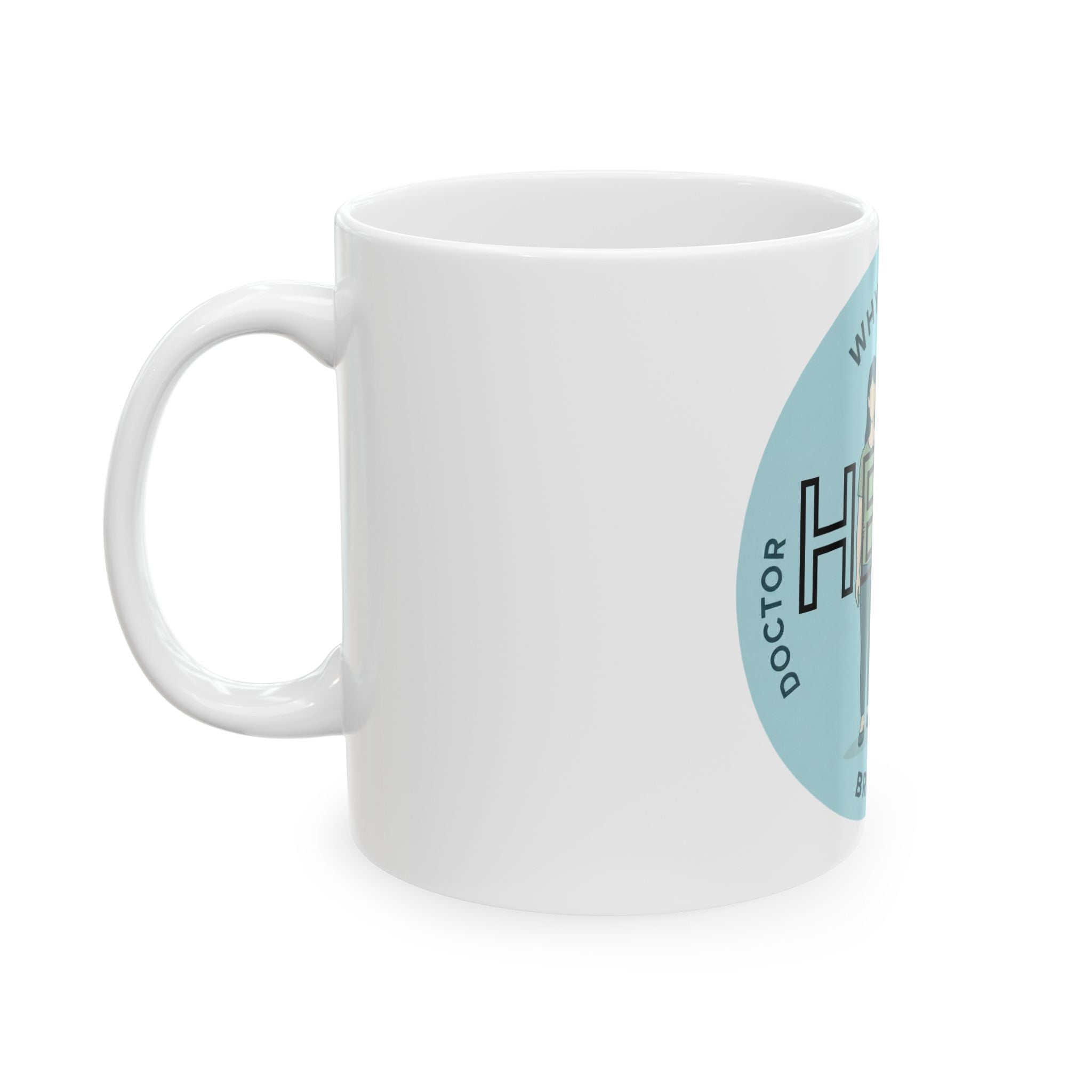 Hero Health Worker & Soldier Ceramic Mug — "Why Health Hero" Tribute Gift (11oz/15oz)