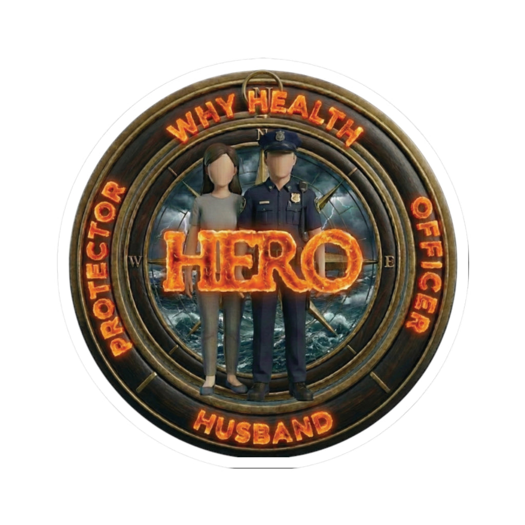 Police Protector Sticker — Tribute to Officers, Husbands & Guardians