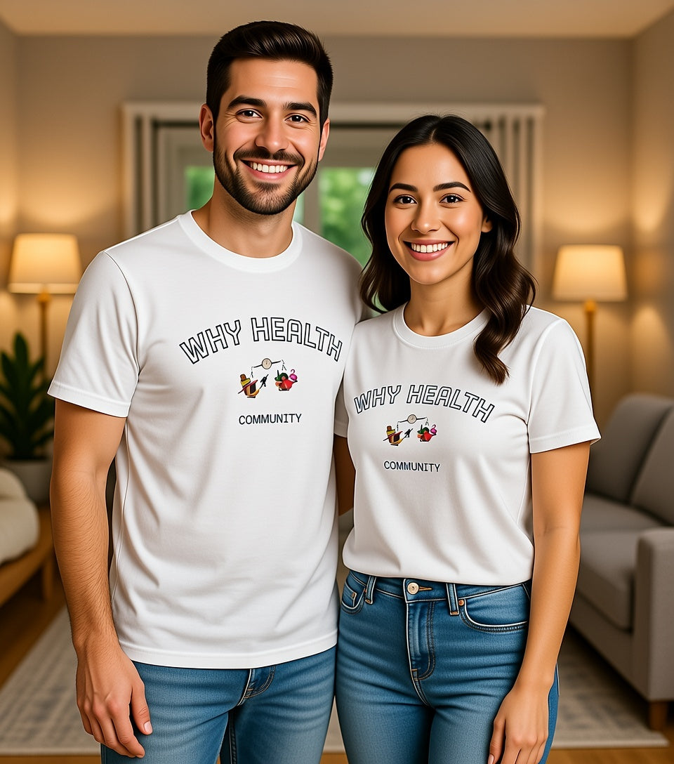 Balance Life Unisex T-Shirt with Why Health Logo